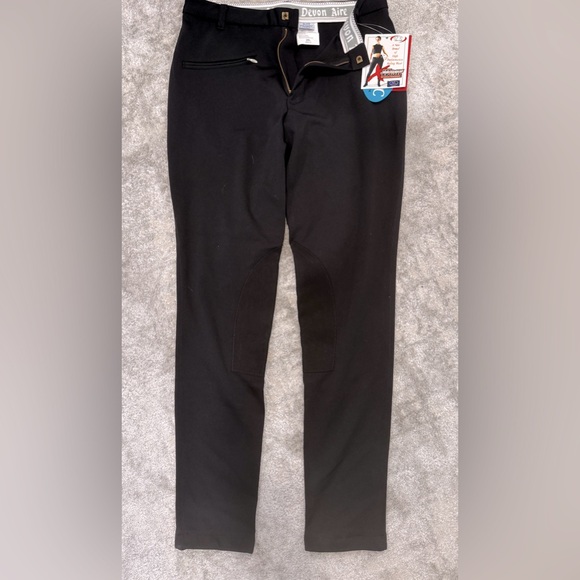 Devon-Aire Versailles Classic Show Breech in Black. Size 28 Long - Picture 1 of 9